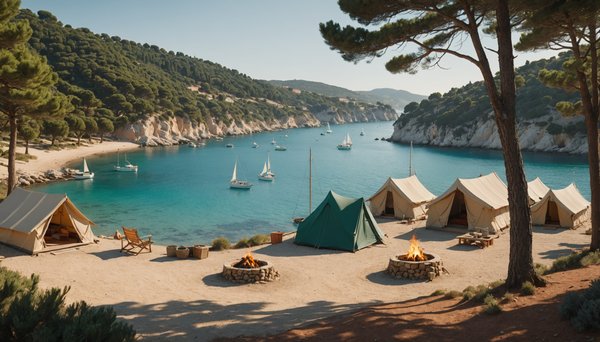 Découverte des Meilleurs Spots de Camping sur la Côte Méditerranéenne du Sud de la France